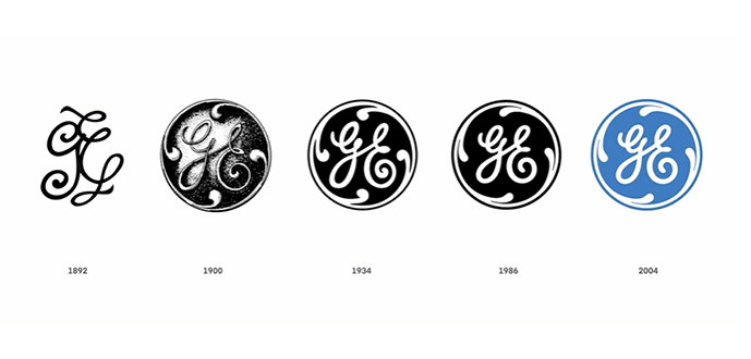General Electric logo evolution
