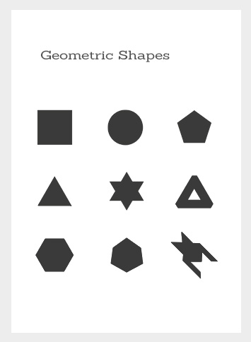 element picture shapes