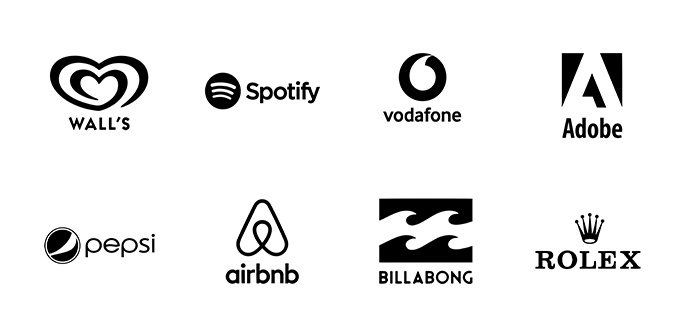 simple combination mark logos